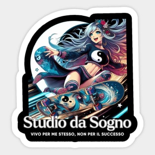 Copy of Kawaii, Anime Girl, Studio Da Sogno III | Catsie Cat Sticker